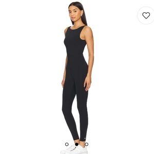 IVL Collective Cross Back Jumpsuit in Jet Black